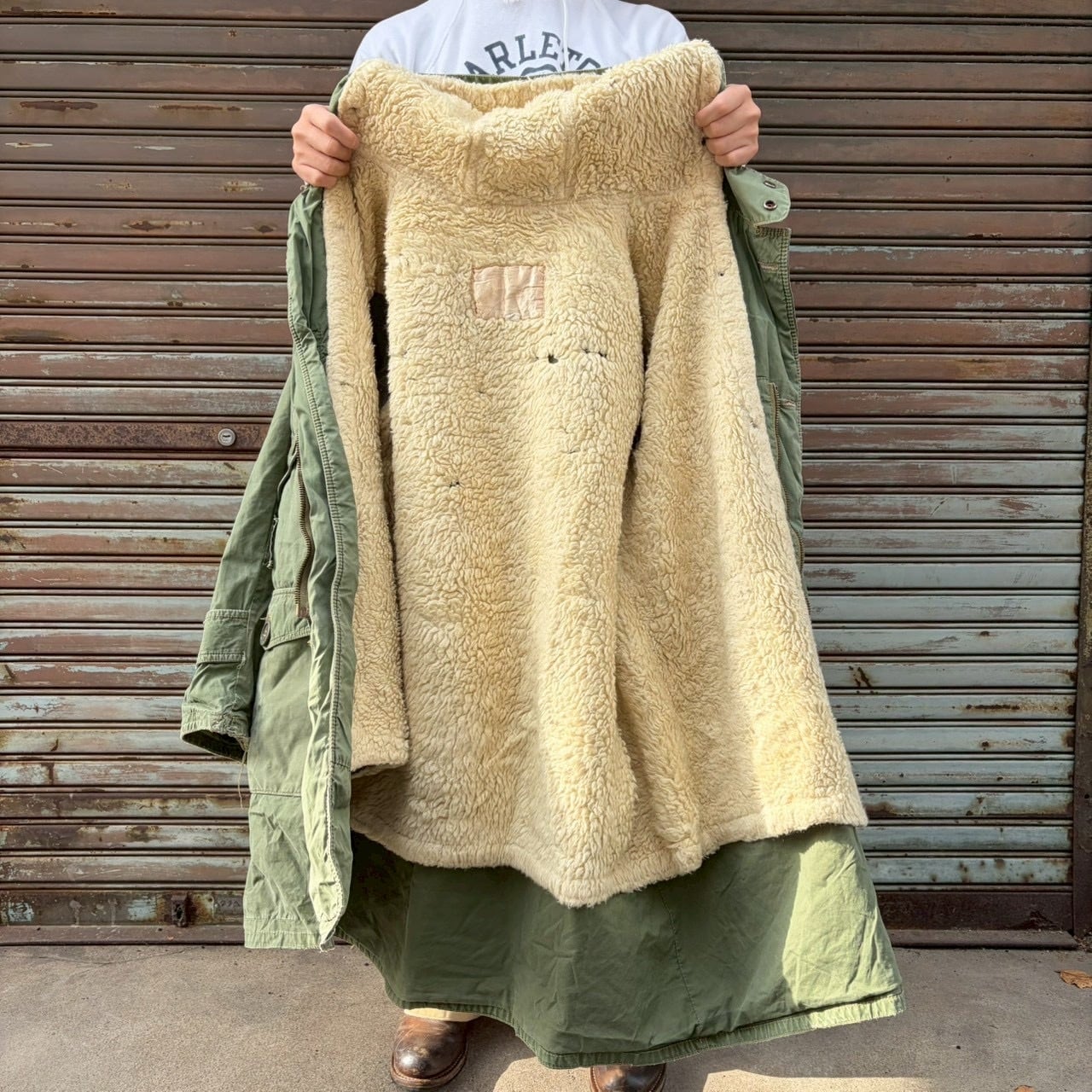 60s イタリア製 M47 モッズコート ライナー付き フィールドパーカー L