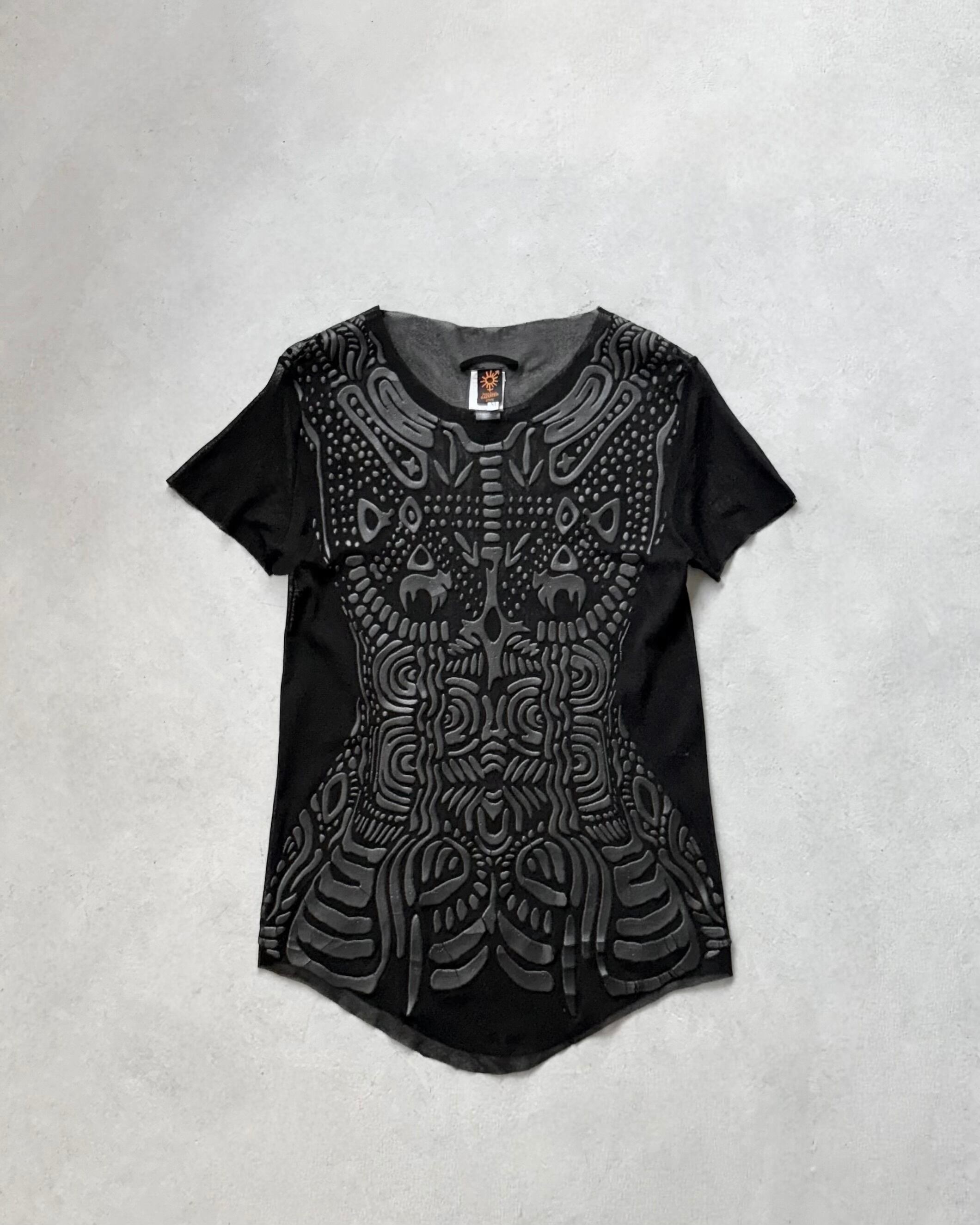 トップス Helmut Lang T-Shirt with holes 2005 SS S/S2005 Helmut Lang - sleeve holes t-shirt | lev.market