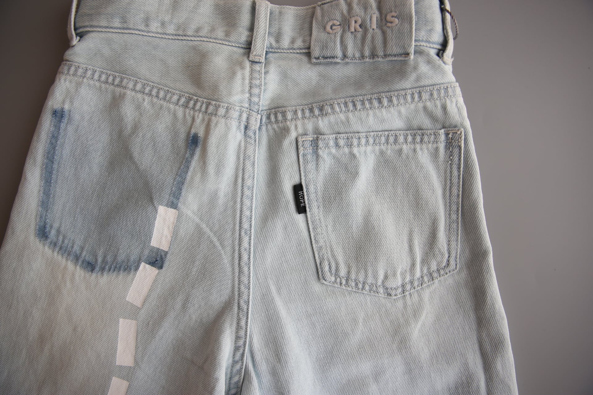 GRIS(グリ) / Print ５Pocket Wash Denim / ICE / Lサイズ | crecer