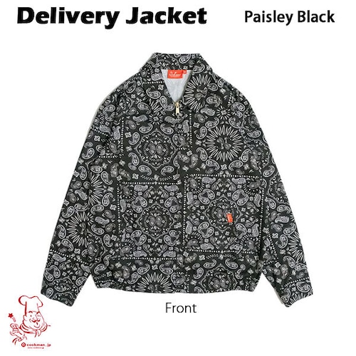 Cookman Delivery Jacket Paisley Black クックマン デリバリージャケット USA UNISEX 男女兼用 アメリカ