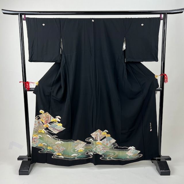 黒留袖 留袖 幅広 巾広 中古品  8A436 HAA2078000