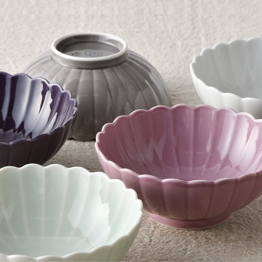 輪花 12.5cm 小鉢 | 波佐見焼 和食器の通販｜長十郎窯