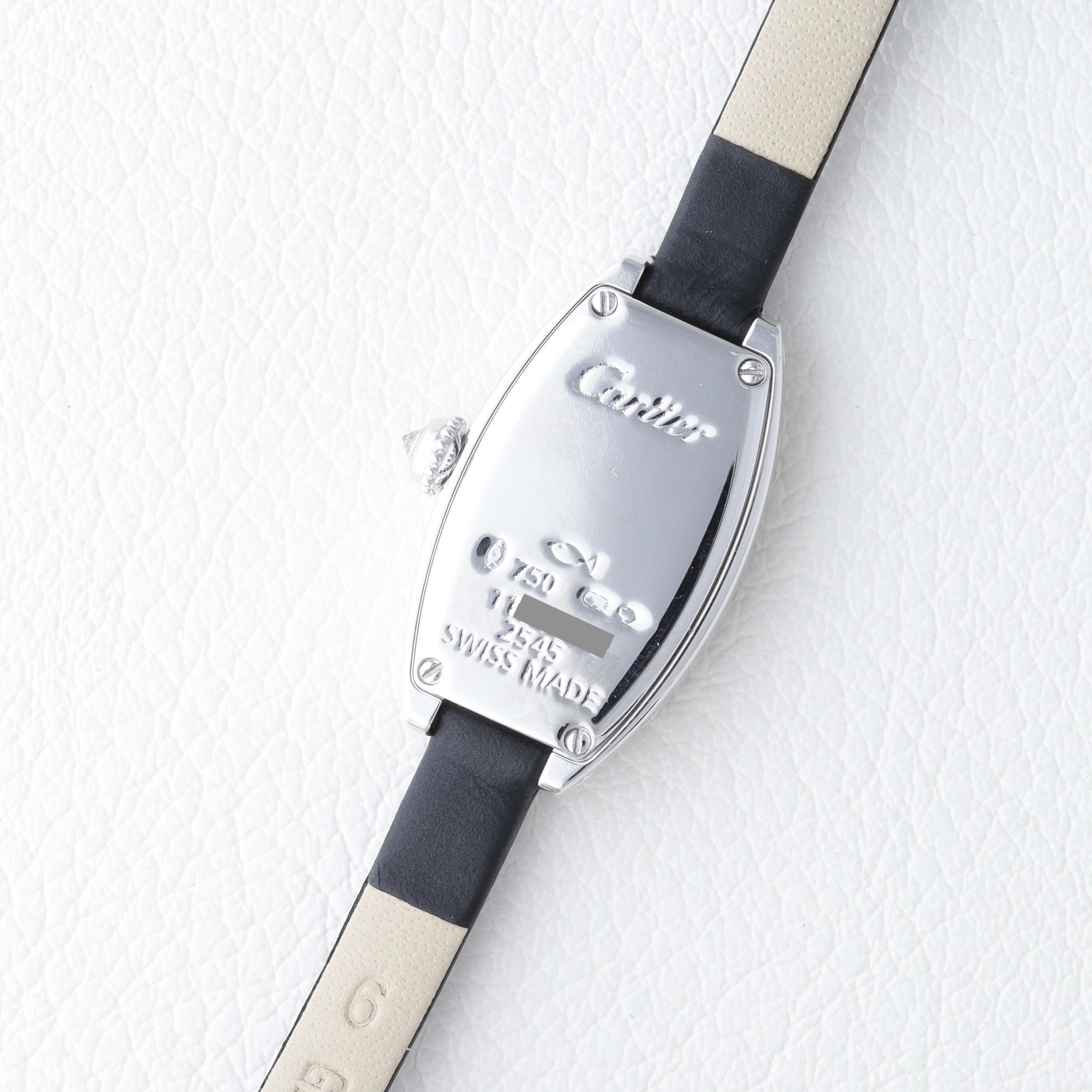 カルティエ　ラニエール　トノー　ダイヤ　時計 18k　オーバーホール済み Cartier - カルティエ ラニエール トノー ダイヤ 時計 18k