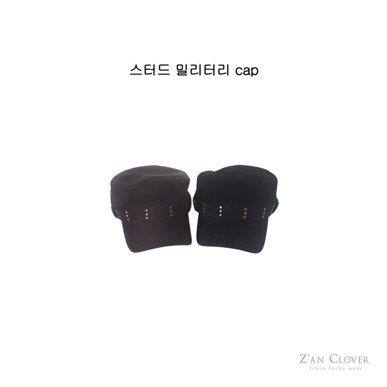 ZAN CLOVER［取寄］stud military cap 26winter