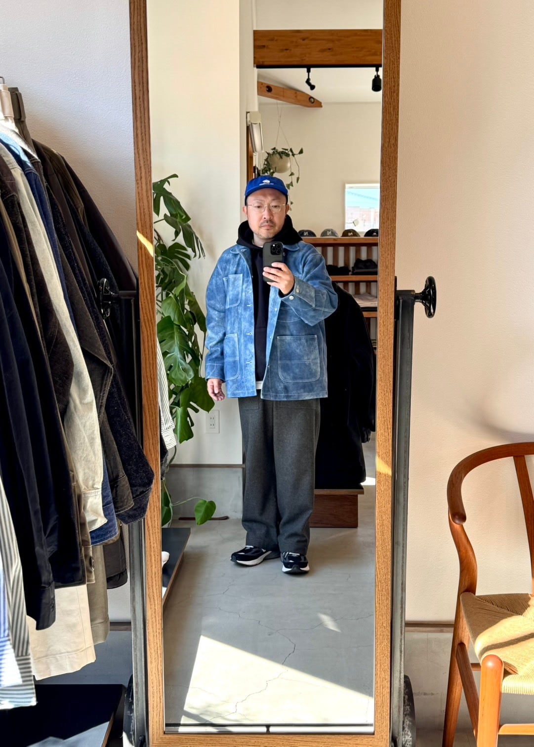 ジャケット・アウター SEVEN BY SEVEN HUNTING COVERALL JACKET SEVEN BY SEVEN LEATHER COVERALL JACKET -Goat suede Antique finish