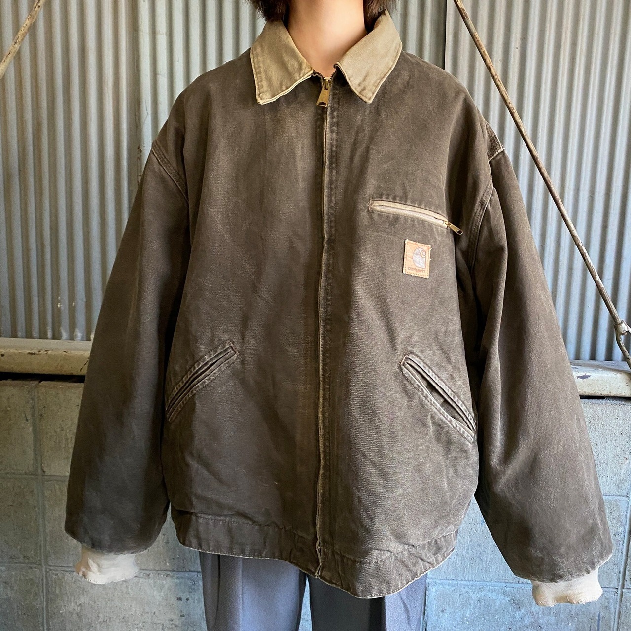 90年代 USA製 Carhartt カーハート デトロイトジャケット メンズ2XL  