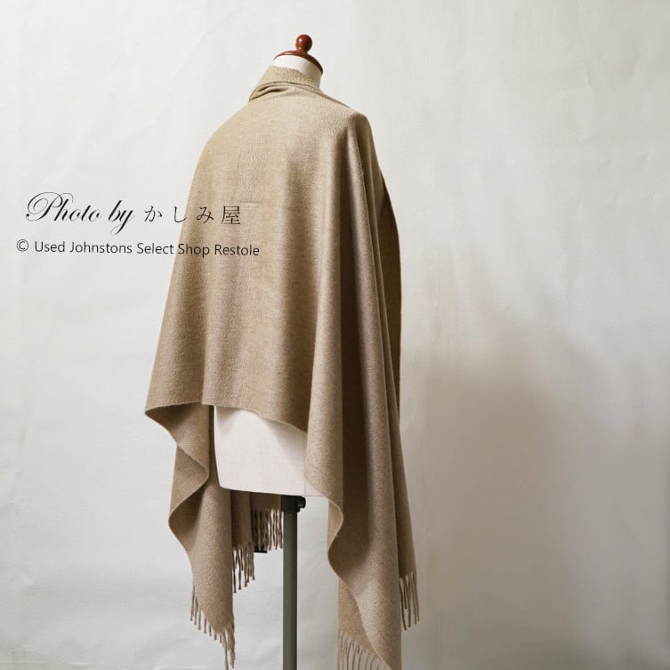 2019 Deuxieme Classe BEGG&CO カシミヤストール 《ベージュ 2019 Deuxieme Classe BEGG&CO カシミヤストール 《ベージュ