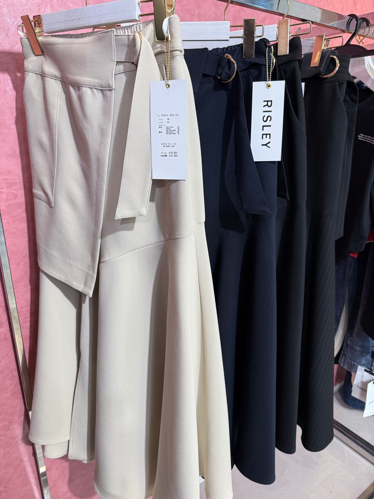 リズレイ　RISLEY risley     ラップスカート