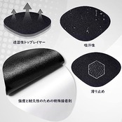 JeeSoarToFar 11PCS 靴の穴用パッチ、自己接着靴のかかと修理、スニーカー、革靴、ハイヒールのための靴の穴修理 (黒)