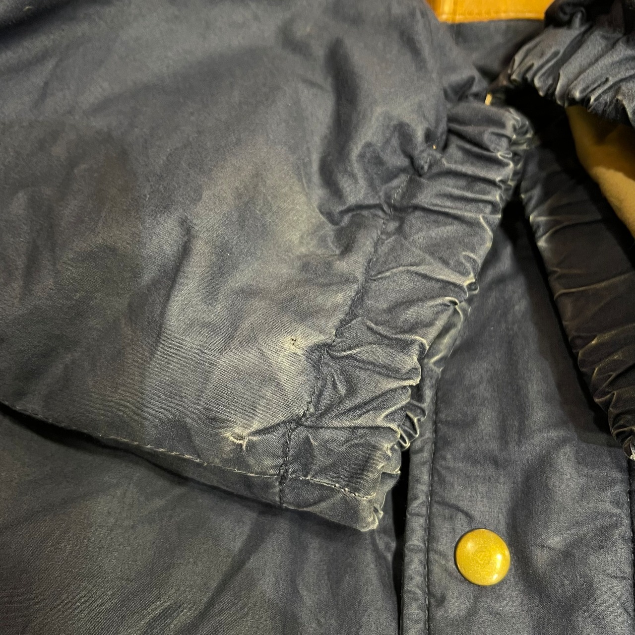 90s Polo by Ralph Lauren Leather Switching Down Jacket | VOSTOK