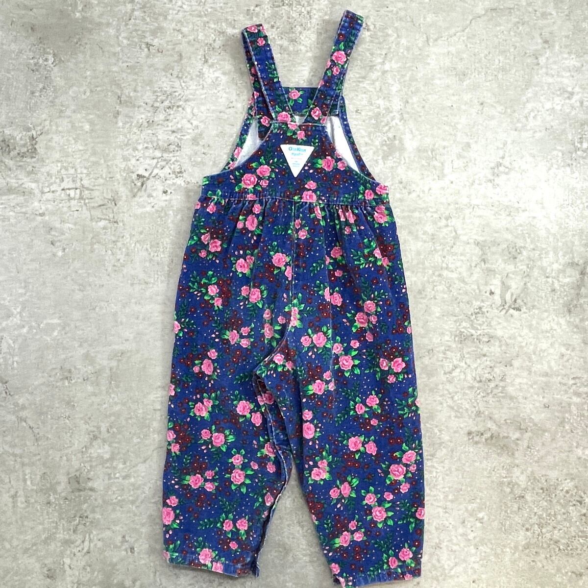 オシュコシュ oshkosh 花柄 レア オーバーオール サロペット 【公式通販】