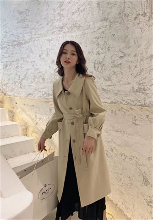 通勤&OL必須アイテム 韓国 ゆったりする 中・長セクション カジュアル 気質