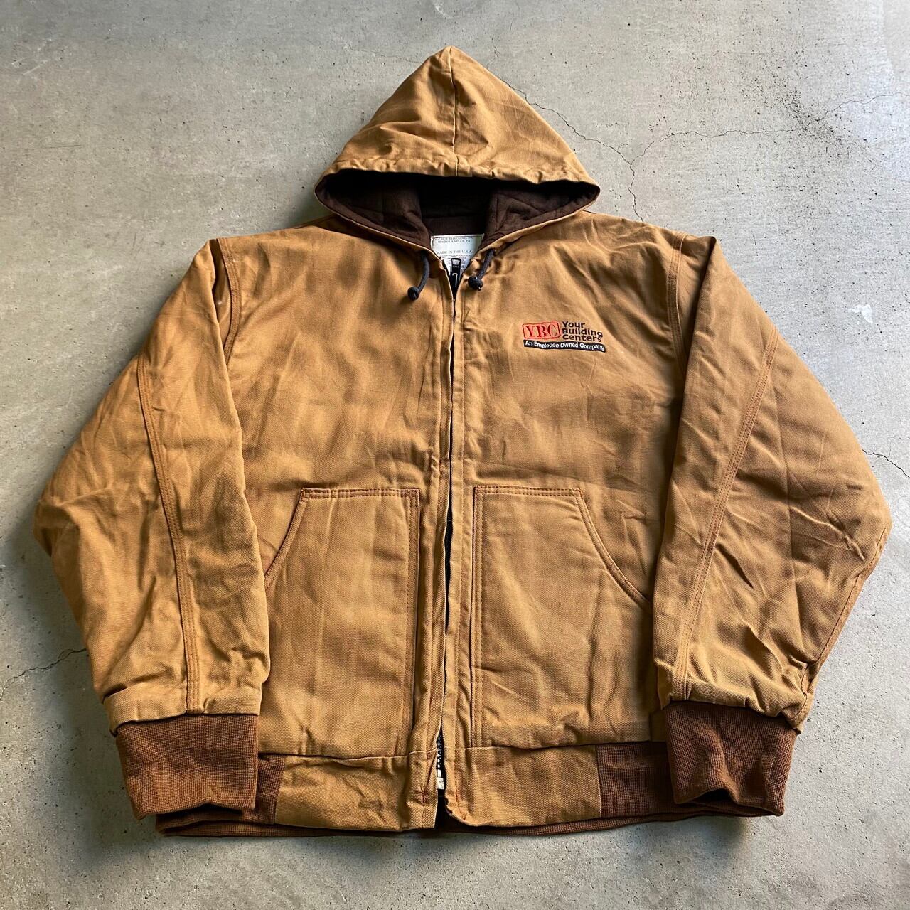 名入れ無料 ダックジャケットアクティブジャケットアメリカ古着企業系ワンポイントロゴusa その他 Labelians Fr