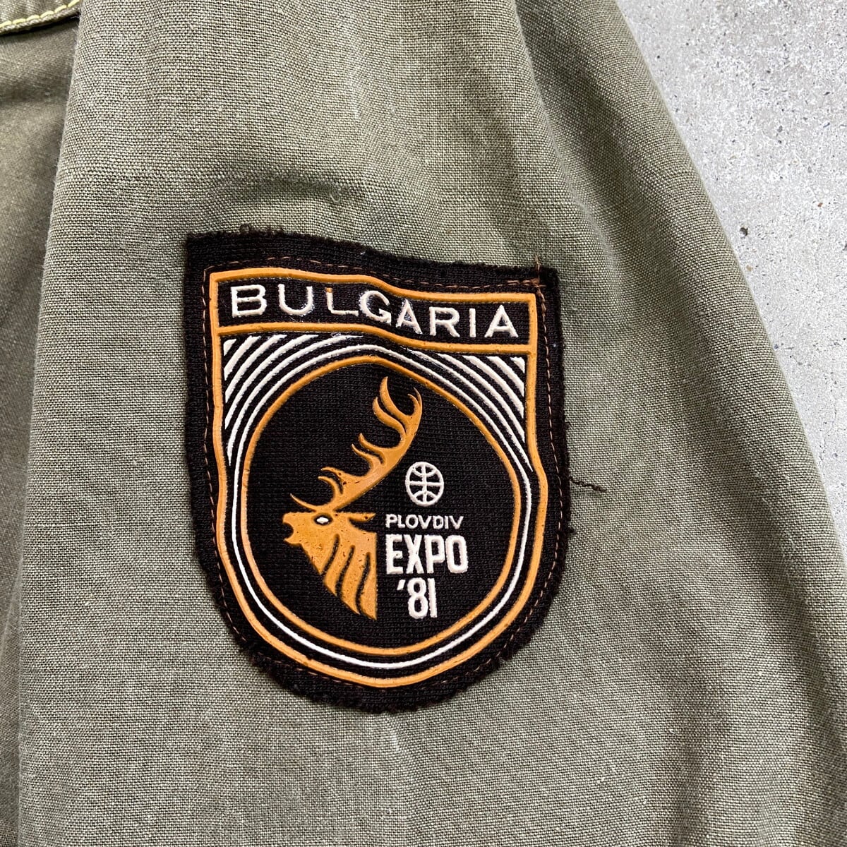 60年代 ブルガリア軍 コットンアノラックパーカー メンズM〜L相当 古着