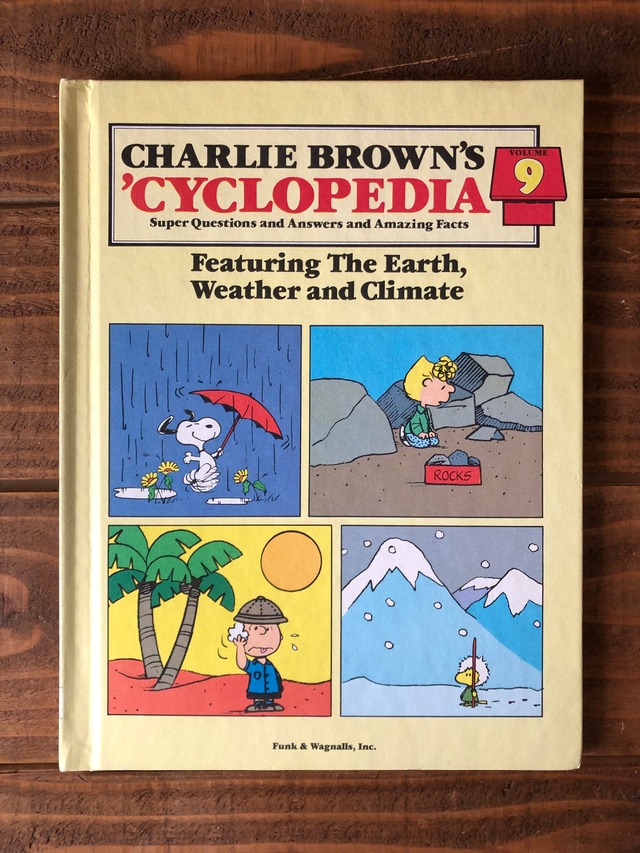 VINTAGE SNOOPY BOOK /チャーリーブラウン スヌーピー 百科事典 絵本 