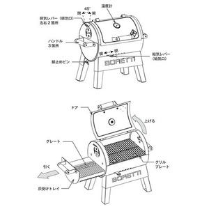 BORETTI ボレッティ TERZO テルツォ バーベキューグリル