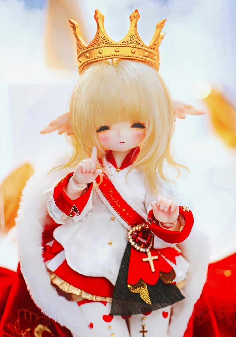 世界300体限定】TINY FOX◇MJDドール フルセット Fox King 狐狐国王