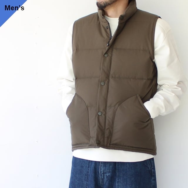 美品 ZANTER ダウンベスト 800フィルパワー オリーブ ZANTER JAPAN ダウンベスト DOWN VEST （Olive） | C.COUNTLY