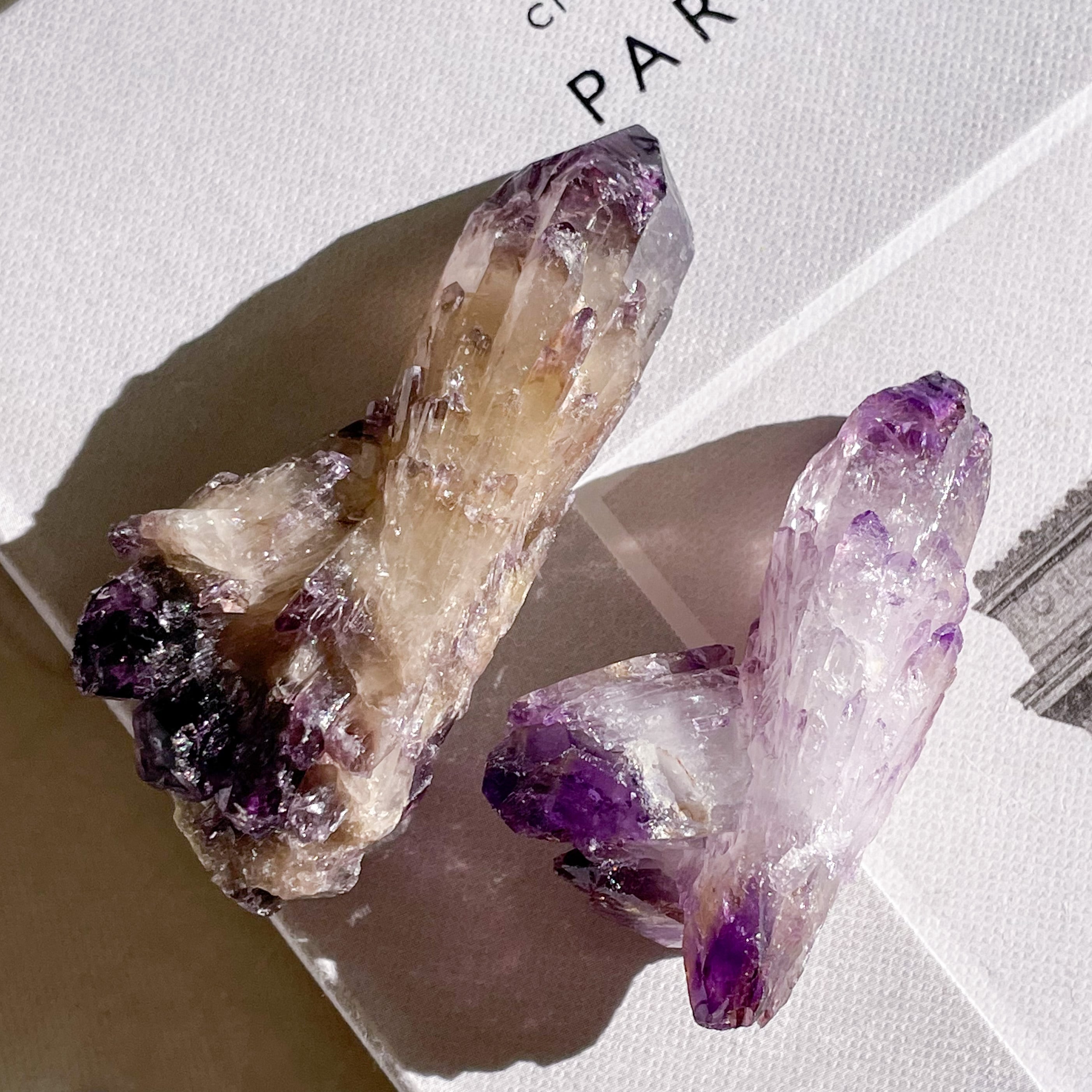 Amethyst Cluster 親子