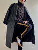 80-90s Vintage Leather Long Caot