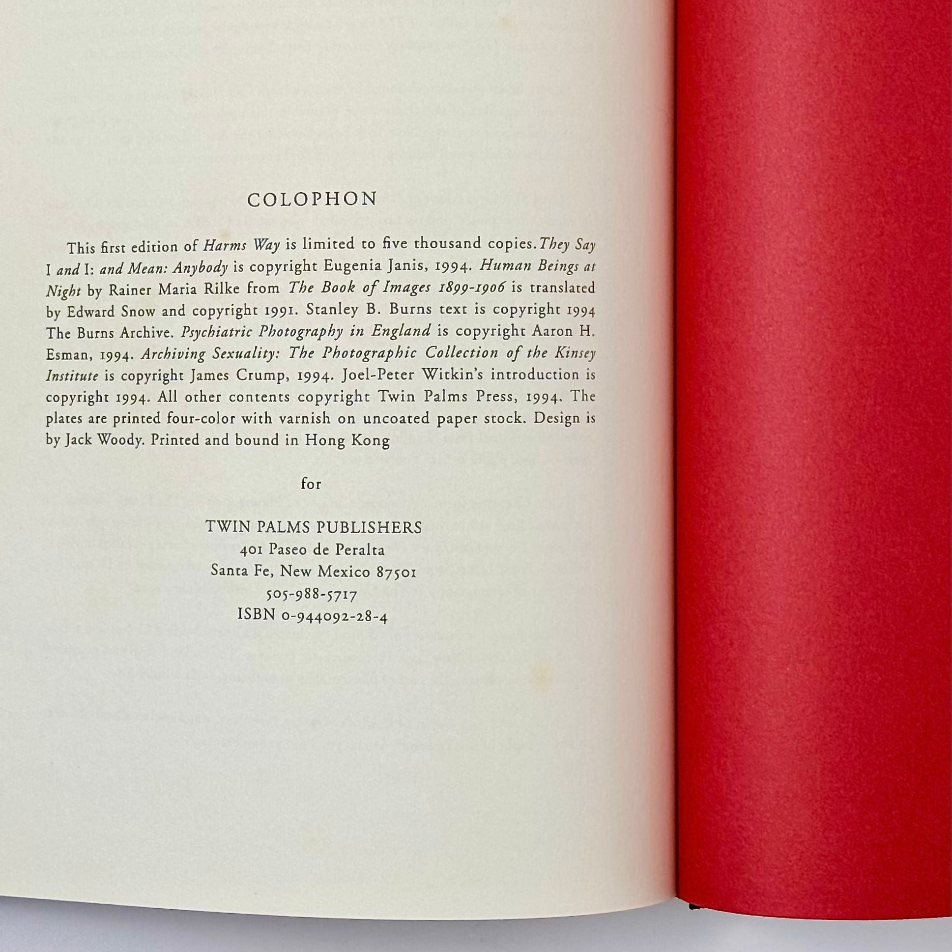 Harms Way: Lust & Madness, Murder & Mayhem／Joel-Peter Witkin