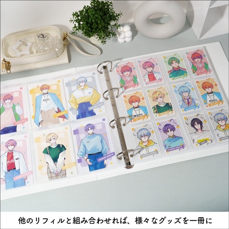 12ポケット（両面） チェキサイズ用イレールアルバムリフィルIRL-RF