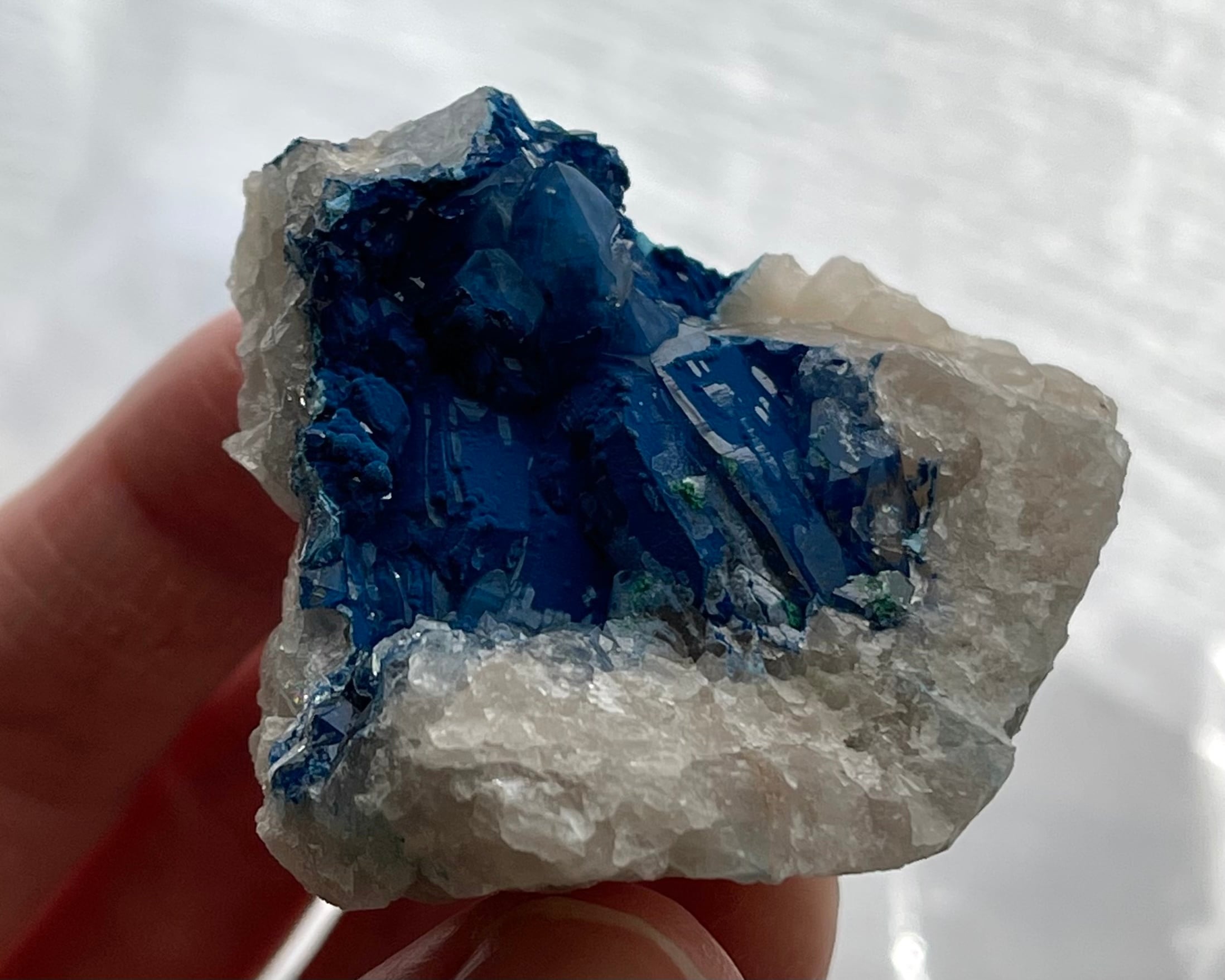 シャッタカイト / クォーツ【Shattuckite in Quartz】ナミビア産