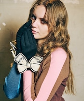 【直営限定ITEM】BIGリボングローブ (IVORY)　CQ-47504H