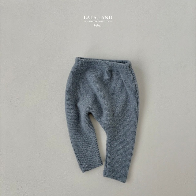 予約⌇LALALAND / (bebe) fleece knit leggings