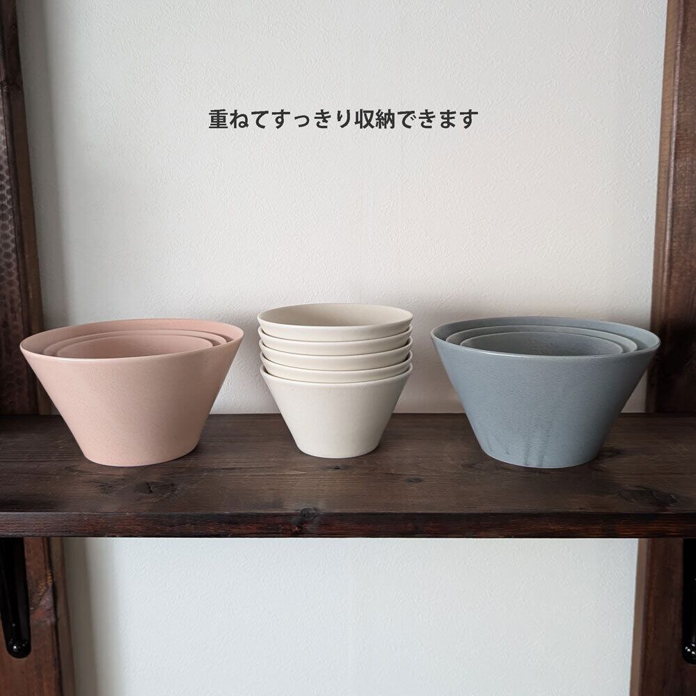 ボウルM 中鉢 おしゃれ 15.0cm ボウル カフェ風 美濃焼 Mino_works