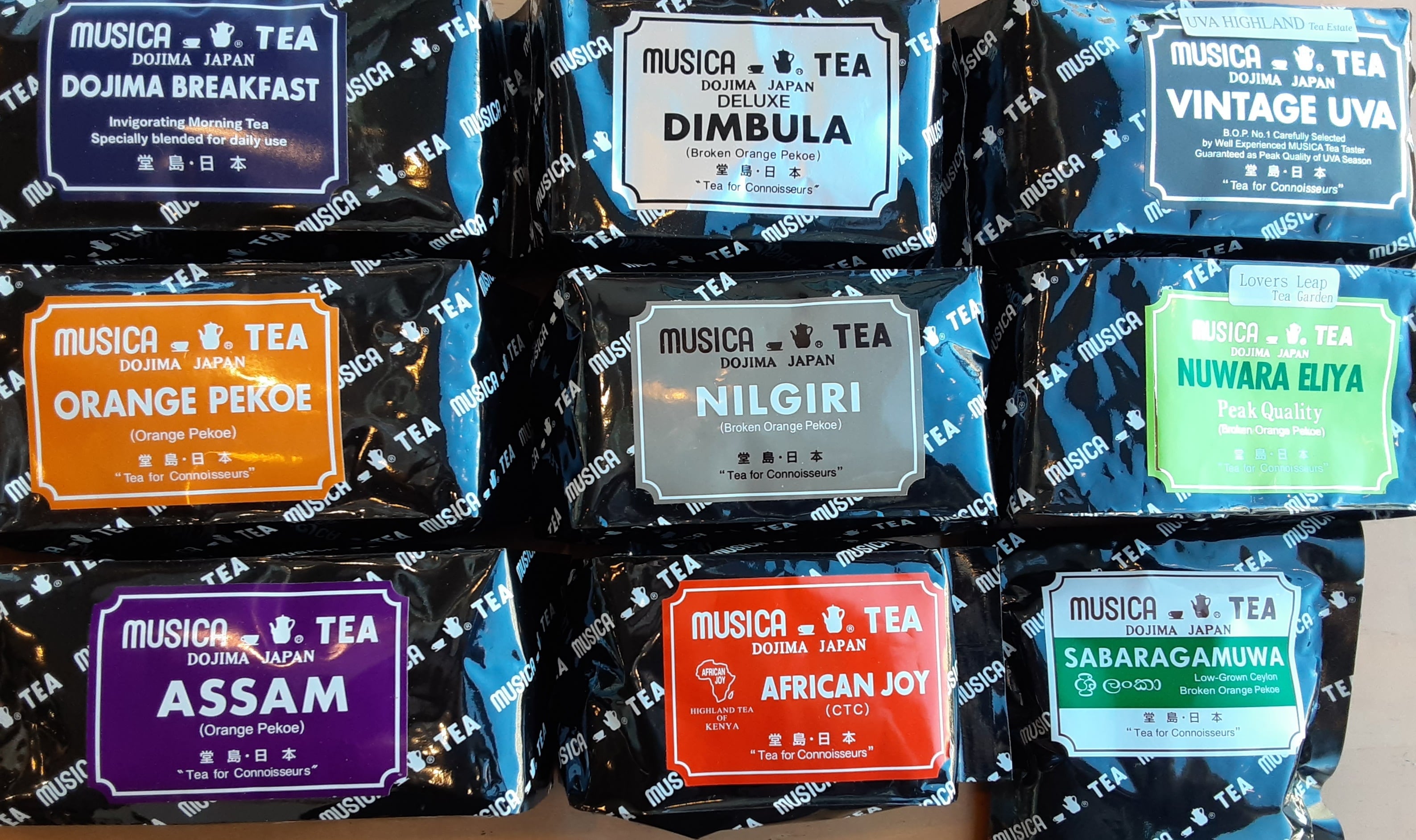 ムジカティーさんの紅茶9種類アソートセット（数量限定商品） 紅茶の店 午前10時午後3時