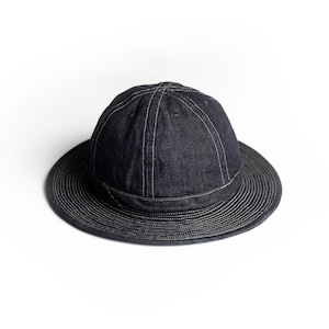 Denim army hat【デニム アーミーハット】color  white / black