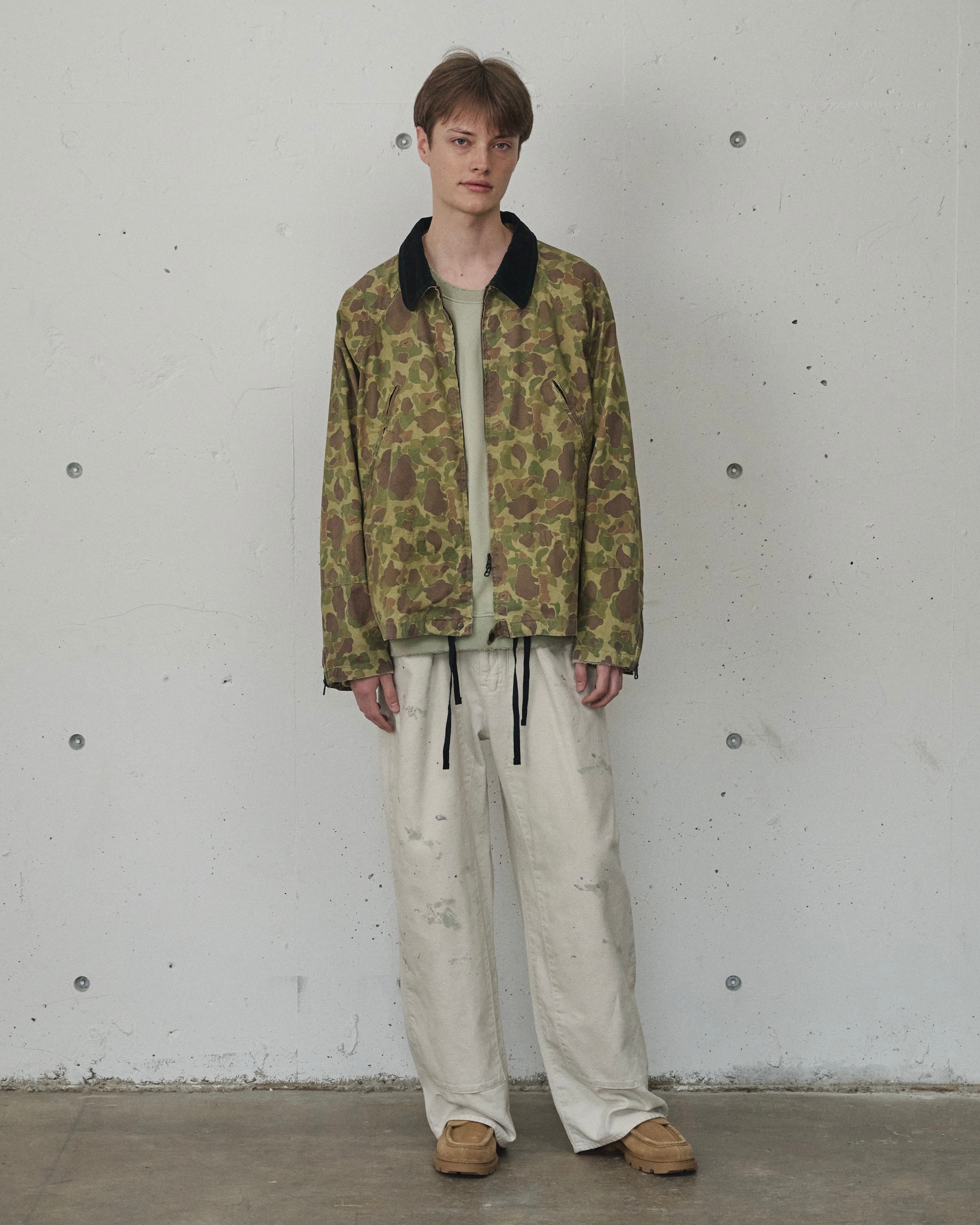 ANCELLM / CAMO ZIPUP JACKET (DUCK HUNTER CAMO) | THE MODERN AGE