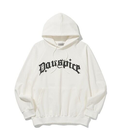☆Stray Kids ハン 着用！！【DAUSPICE】Logo Hoodie White | もごつ
