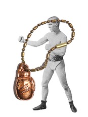 HARRY FORBES 50's Boxing Glove Charm