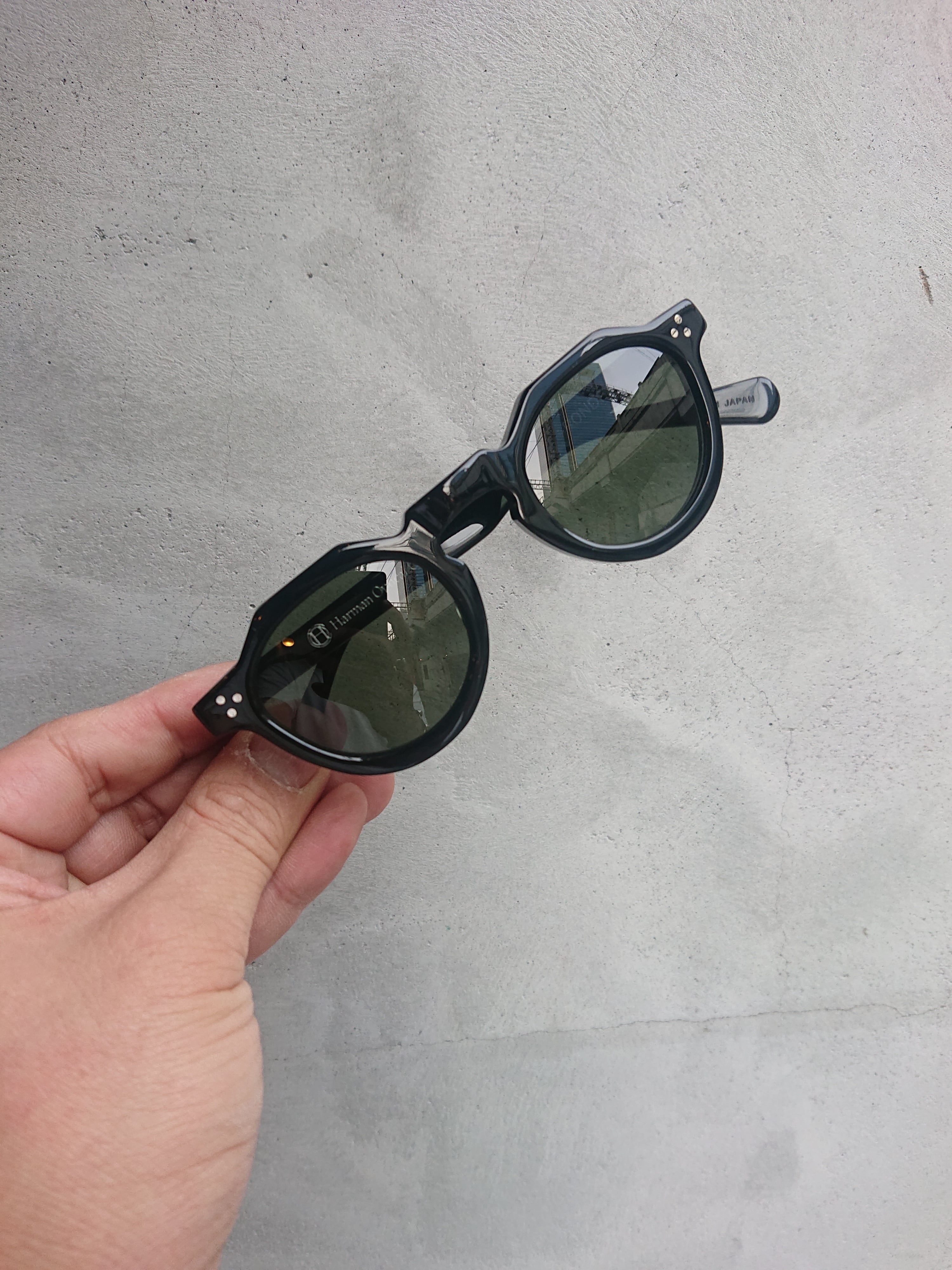 き*え様 HARMAN OPTICAL RONDE Harman Optical Co. “RONDE” Black × Green | BOW & ARROW WEB STORE