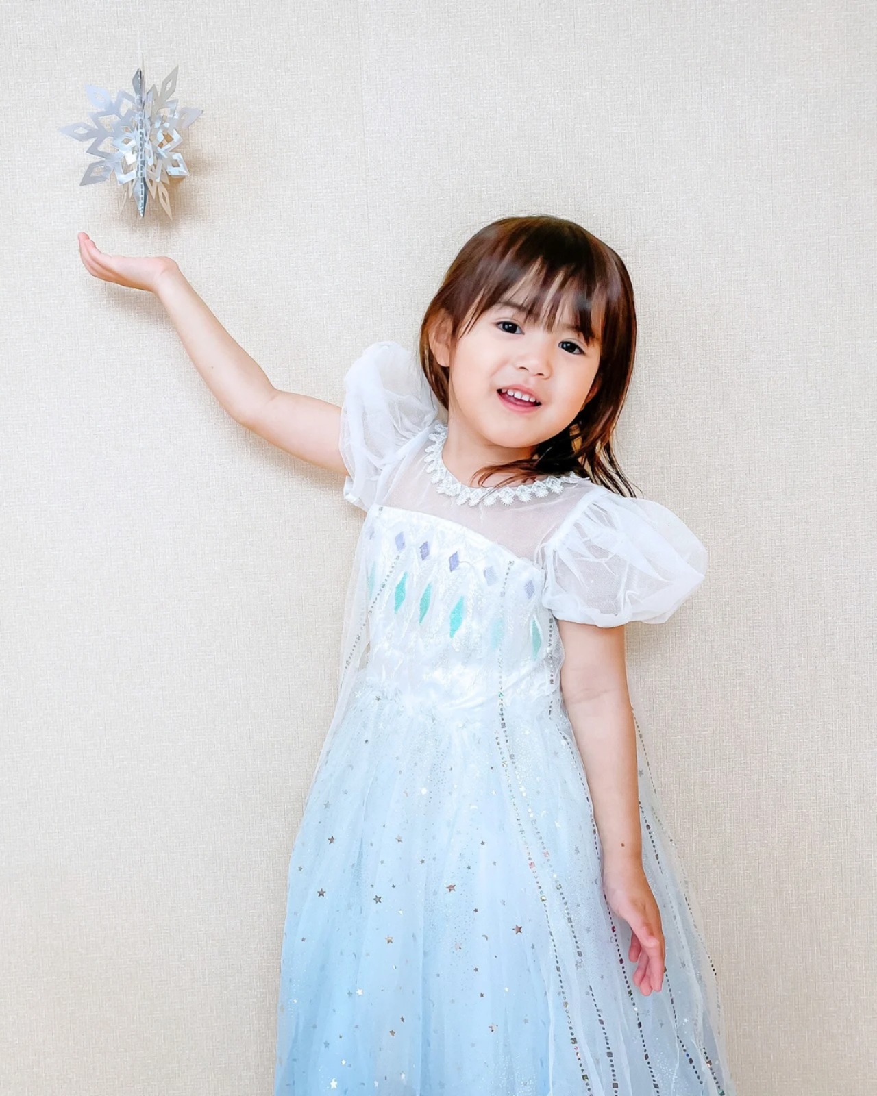 クーポンで3,380円→2,011円【即納】100/120size訳ありプリンセスドレス ホワイト [プリンセスドレス 雪 ハロウィン ]