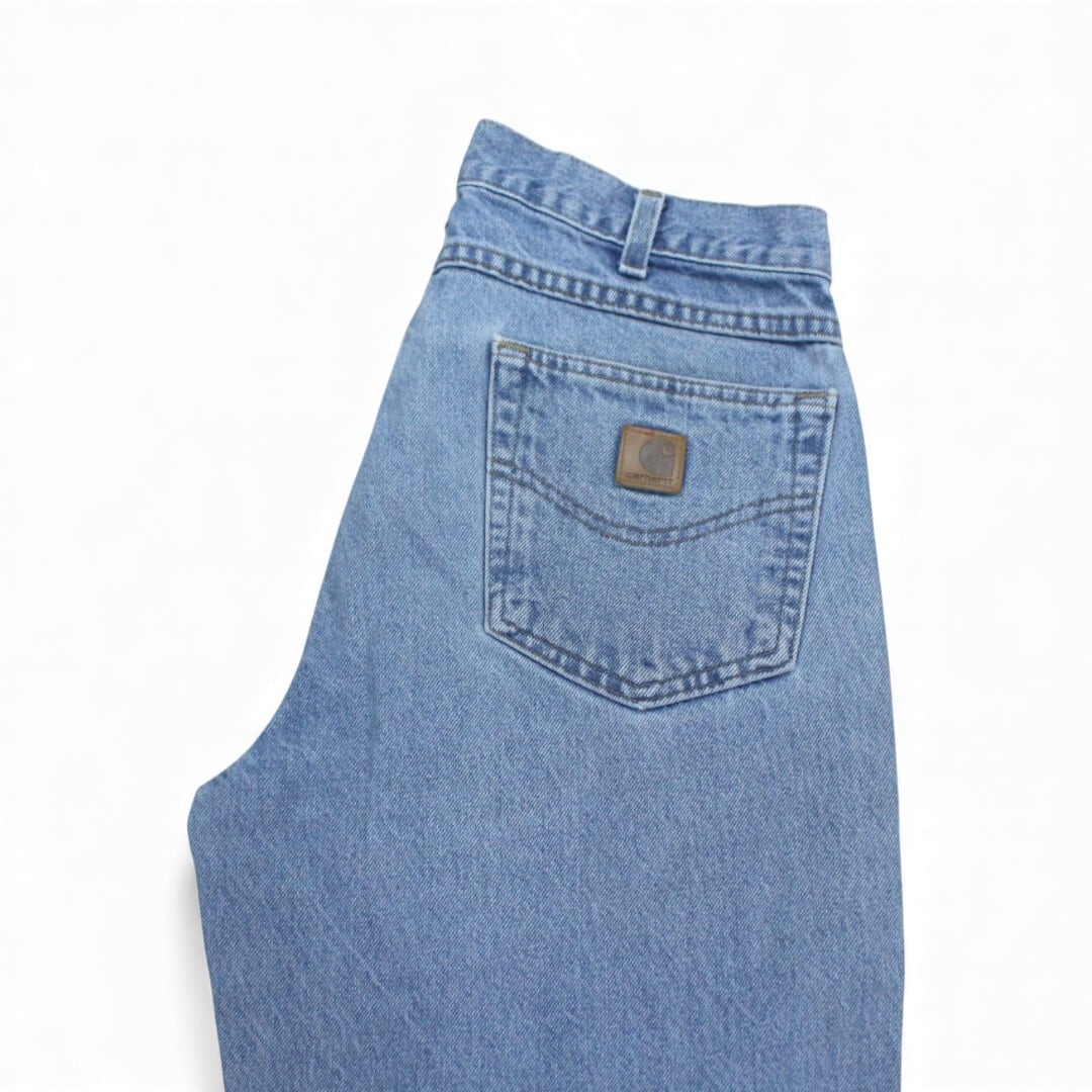 古着 MEXICO製 Carhartt W33 B136 Double Knee Work Pants BRN