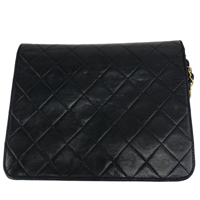 CHANEL シャネル マトラッセ ショルダーバッグ ブラック ココマーク ターンロック レザー チェーン vintage ヴィンテージ オールド tjbcjh