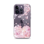 光花 - 和風 iPhone クリアケース（ハード or ソフト）【Artistical/ハート/桜/蝶】