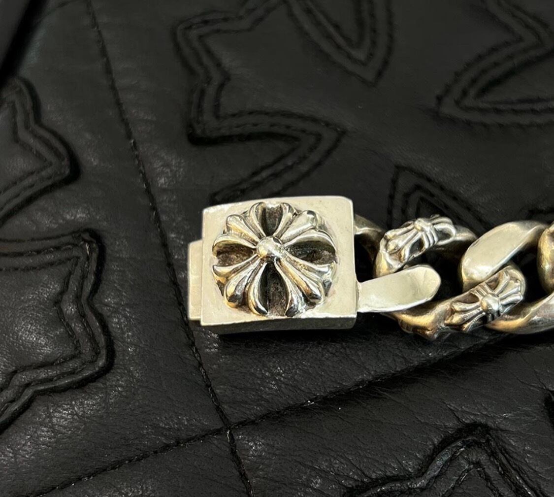 CHROME HEARTS CH Plus Fancy Chain Bracelet 15 LINK クロムハーツ CH