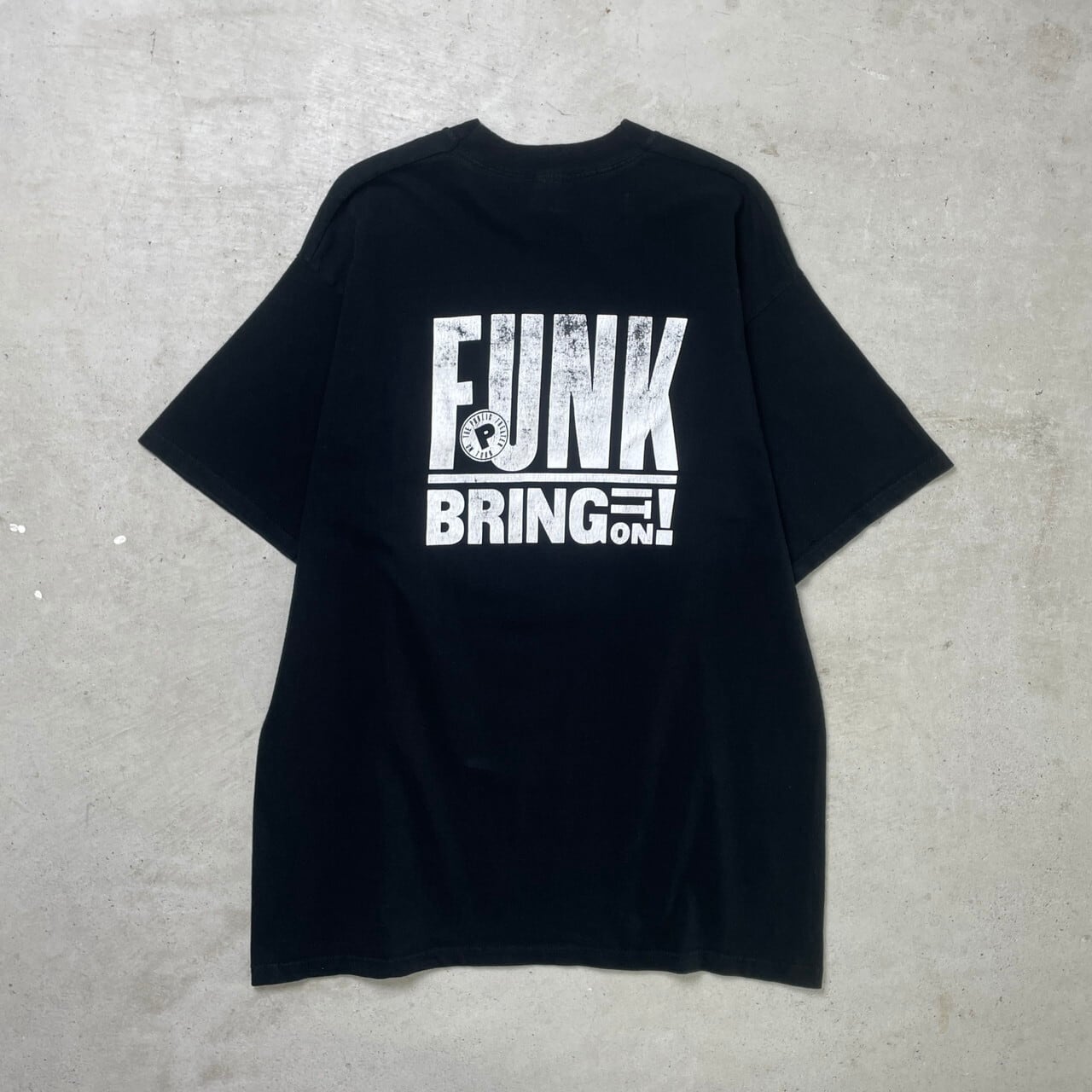 00年代 The Public THEATER NOISE FUNK メッセージプリントTシャツ
