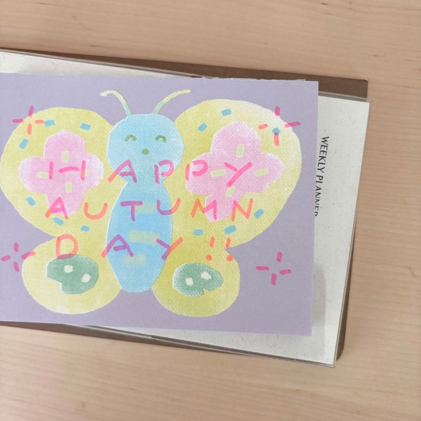 greenyeveryday】メモ帳 memopad butterfly | 韓国文具・雑貨