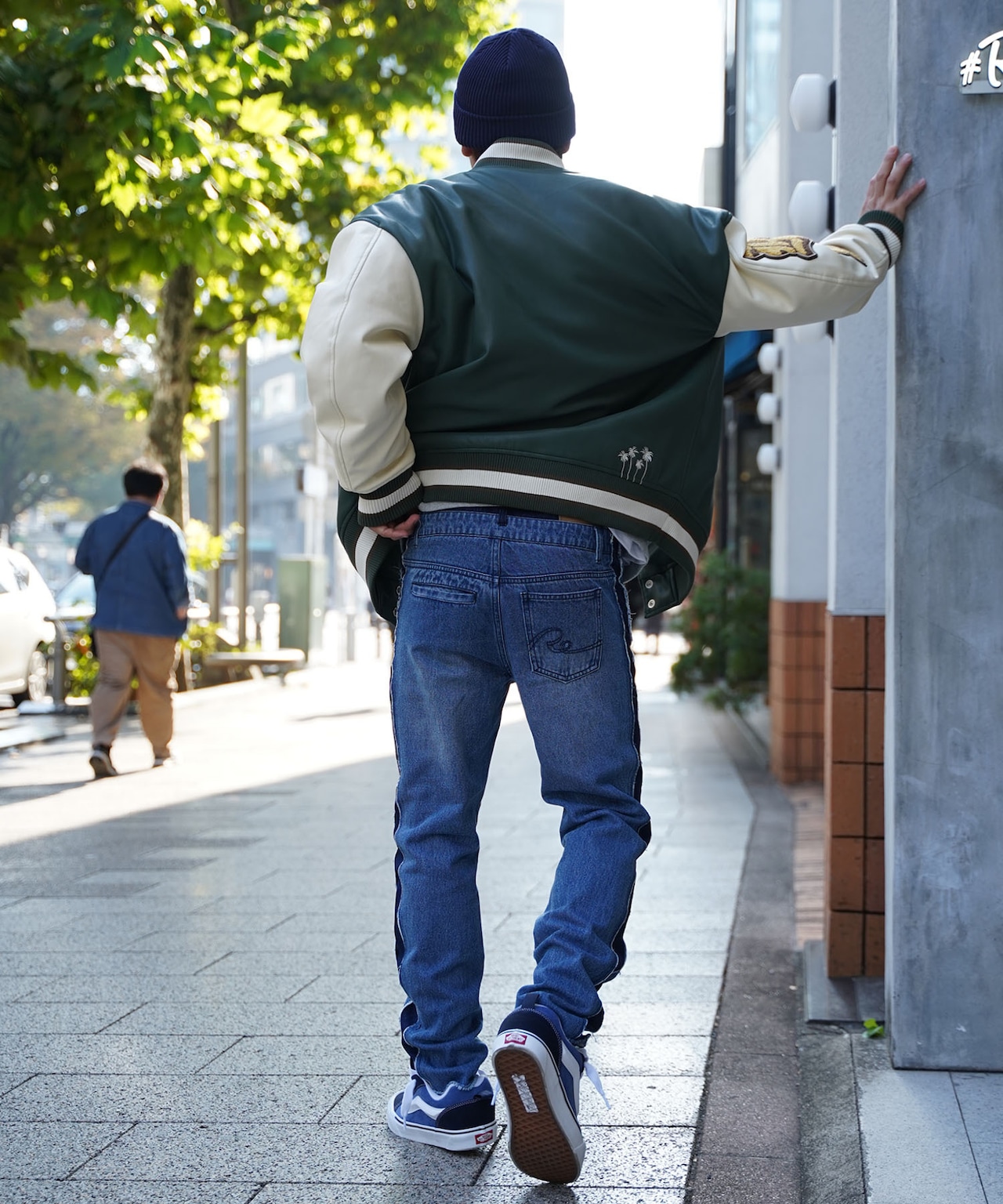 【#Re:room】SIDE LINE W WAIST VINTAGE SLIM DENIM ［REP232］