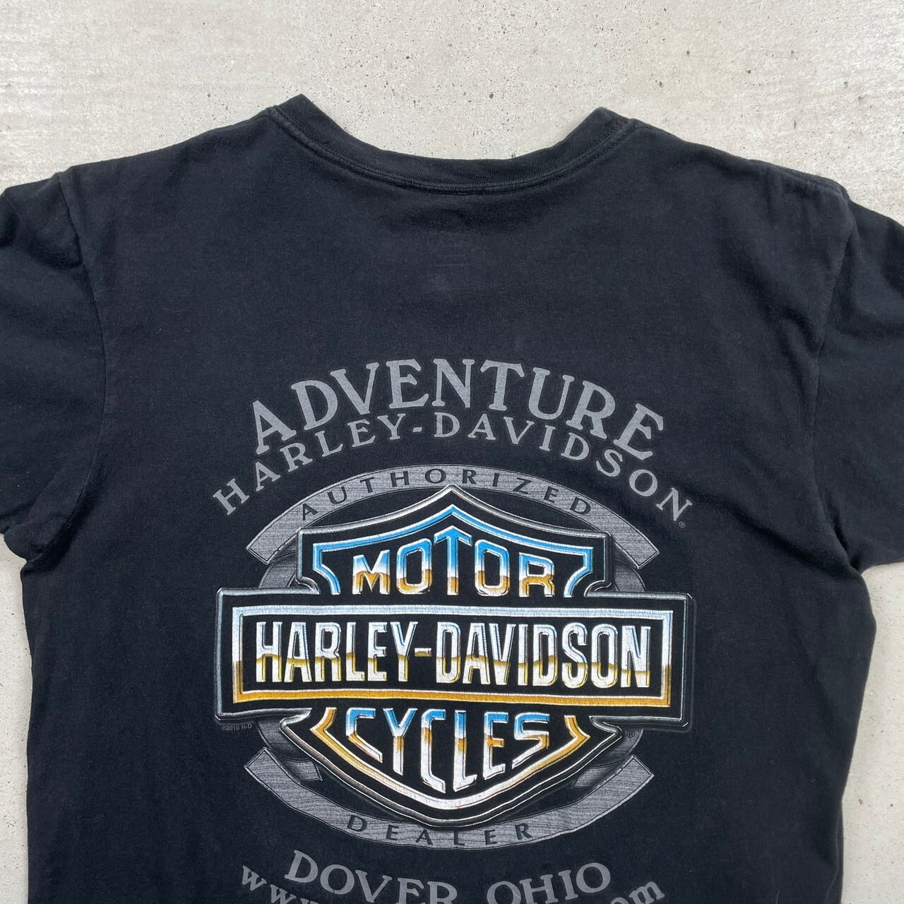Harley-Davidson ハーレーダビッドソン 両面プリント ポケットTシャツ