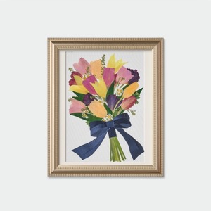 ブレッシング L アンティークゴールド　『受注商品・押し花』　【送料無料】