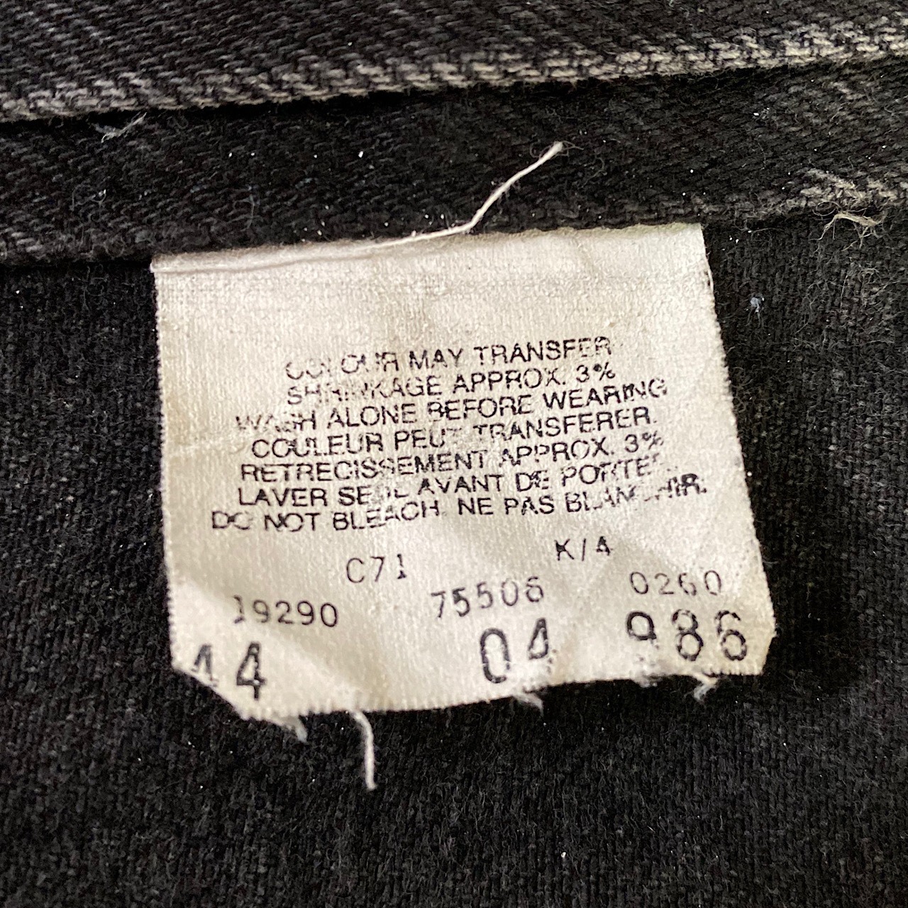 80〜90年代 カナダ製 Levi