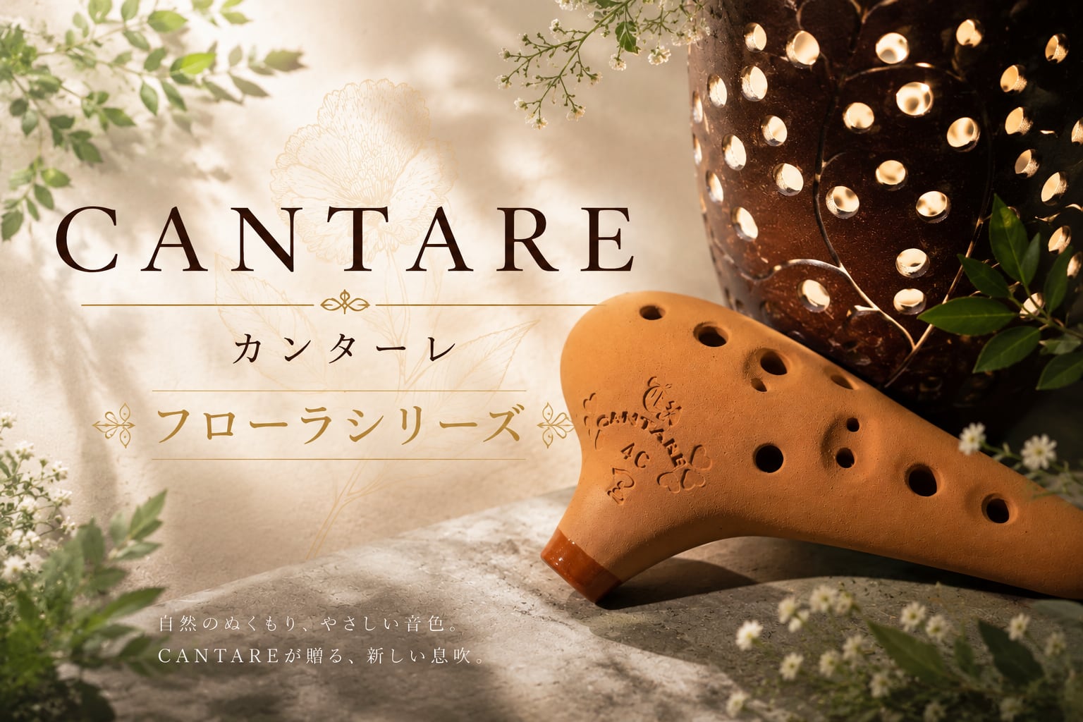 [ヴィンテージ]カンターレ CANTARE オカリナ 4C管 オカリナ カンターレ［EX ］CANTARE 4C（AC AC管 ヴィンテージ