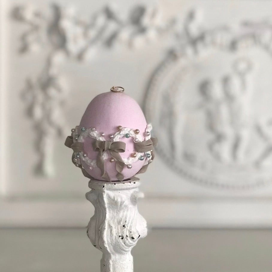 クレイエッグ クリスマスシリーズ *リース* エッグオーナメント