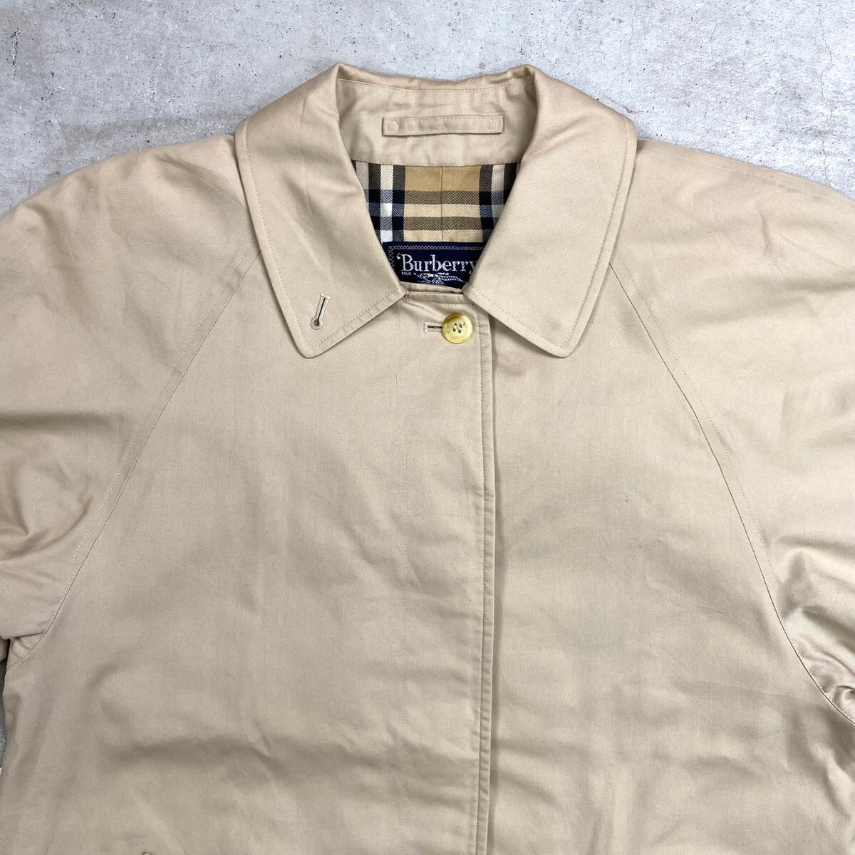 70~80年代 英国製 Burberry's バーバリー ステンカラーコート バルマ